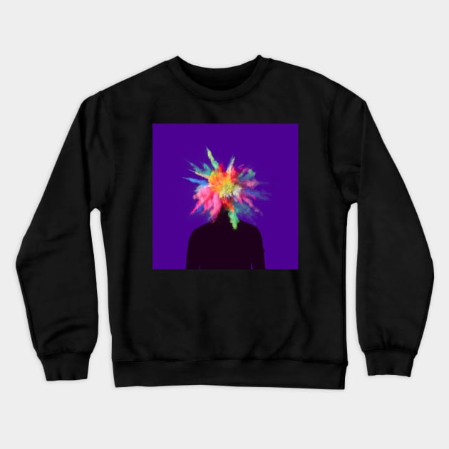 Colour burst Crewneck Sweatshirt by Nevervand